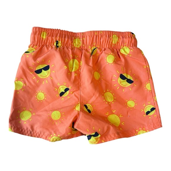Cat & Jack Yellow and Orange Swim Trunks & Rash Guard - Picture 6 of 7